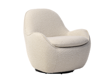 Поворотное кресло Каллисто айвори