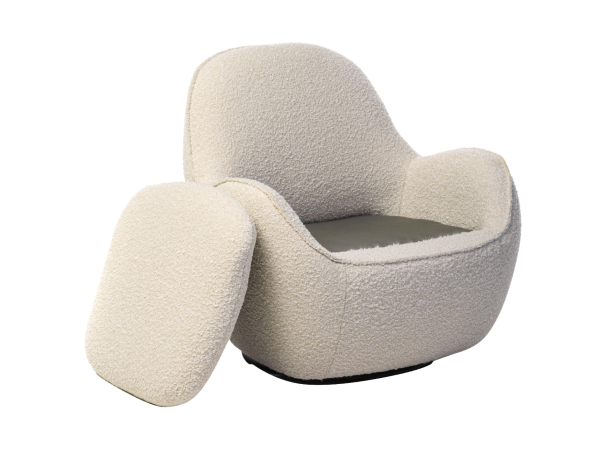 Поворотное кресло Каллисто айвори - фото 3