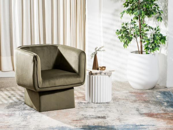 Поворотное кресло Мириам зеленый мох