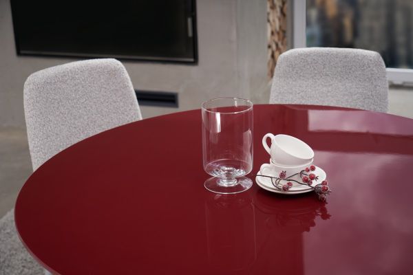 Стол круглый полиуретановый МДФ TМ-200 винный - фото 2