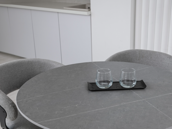 Стол обеденный T-325 айс грей + черный - фото 3