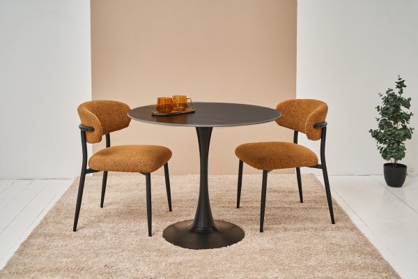 Стол обеденный T-325 лоран блэк + черный - фото 4