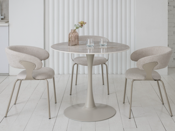 Стіл обідній T-325 містік грей + капучино