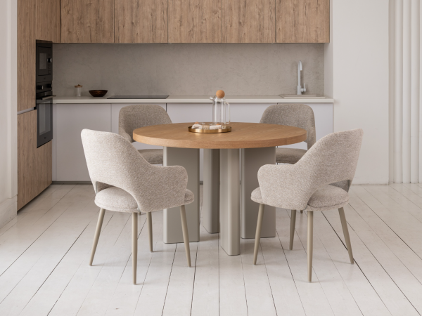 Стіл шпоноване МДФ Амбра TM-235 ясень + теплий пісок