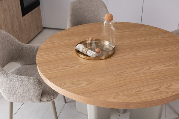 Стіл шпоноване МДФ Амбра TM-235 ясень + теплий пісок - фото 2