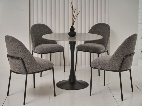 Стул M-110 серый + черный - фото 3