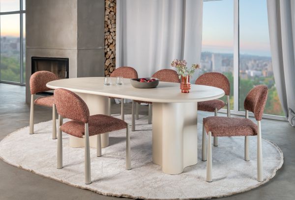 Стілець M-125 чилі + кремовий - фото 3