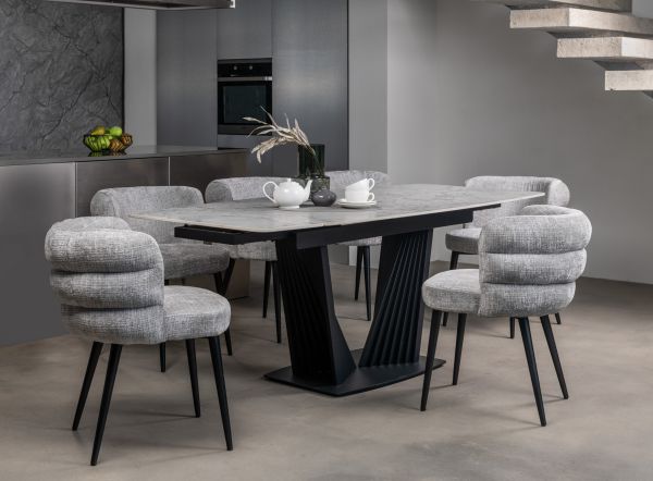 Стул M-215 устричный + чёрный - фото 2