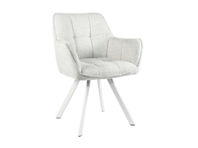 Стілець M-235 сніжно-білий + білий