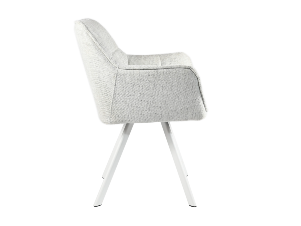 Стілець M-235 сніжно-білий + білий - фото 4