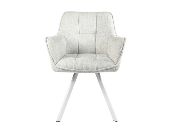 Стілець M-235 сніжно-білий + білий - фото 2