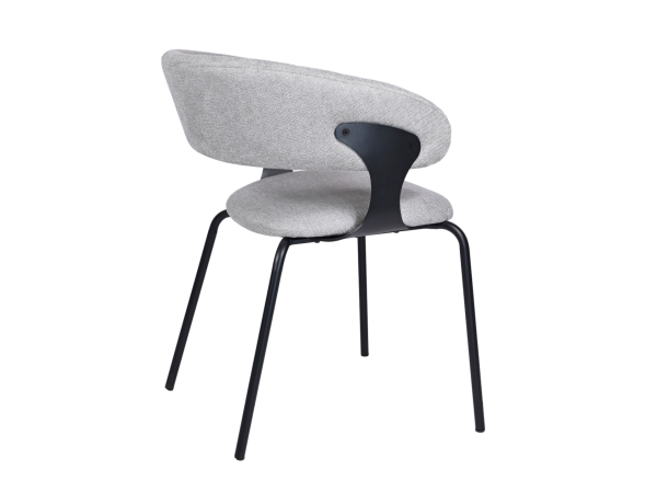 Стілець M-239 попільний + чорний