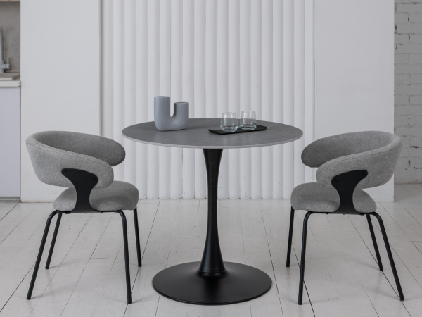 Стілець M-239 попільний + чорний - фото 4