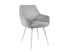 Стілець M-240 сивий + білий