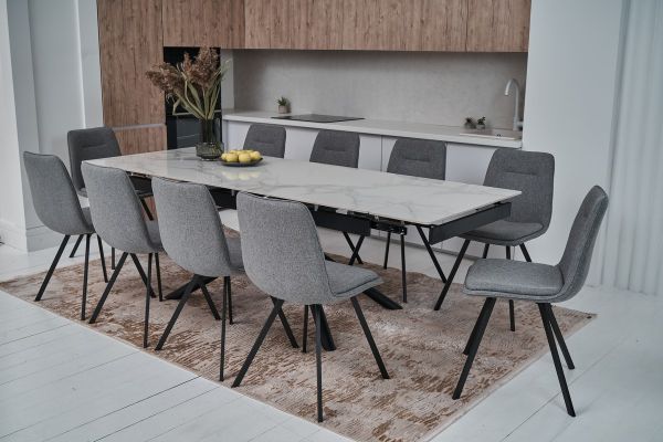 Стілець M-71 сірий + чорний