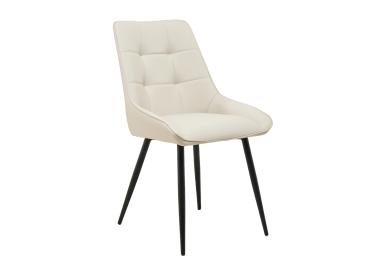 Стілець M-75 айворі + чорний