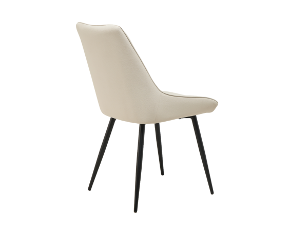 Стілець M-75 айворі + чорний