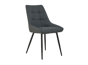 Стілець M-75 сірий + чорний