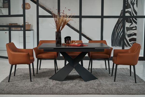 Стул M-90 терракотовый + черный - фото 3