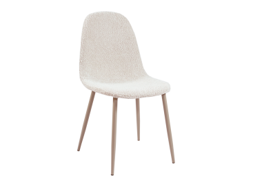 Стілець N-160 крем-брюле букле + капучино