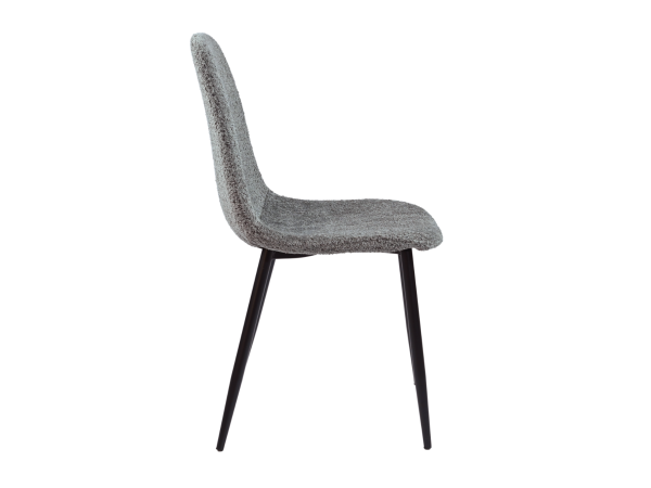 Стілець N-160 сірий букле + чорний