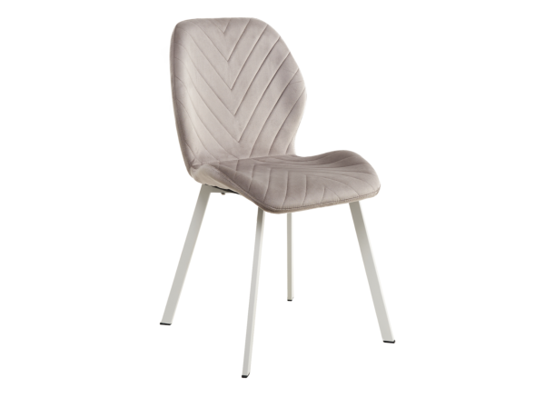 Стул N-54 латте велюр + белый - фото 3