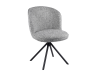 Стілець поворотний R-160 графітовий твід + чорний