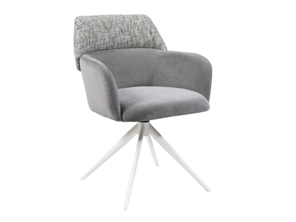 Стул поворотный R-165 прованс + белый