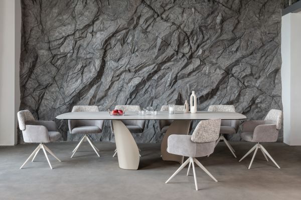 Стул поворотный R-165 прованс + белый - фото 2