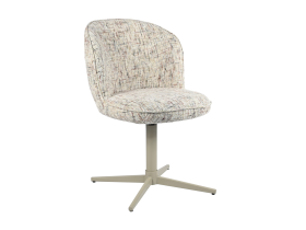 Стілець поворотний R-175 карамельний + капучино