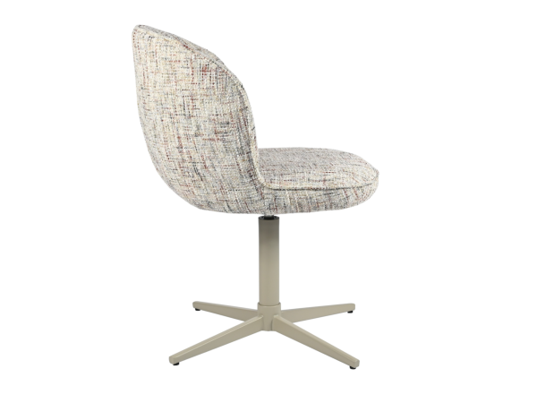 Стілець поворотний R-175 карамельний + капучино - фото 2