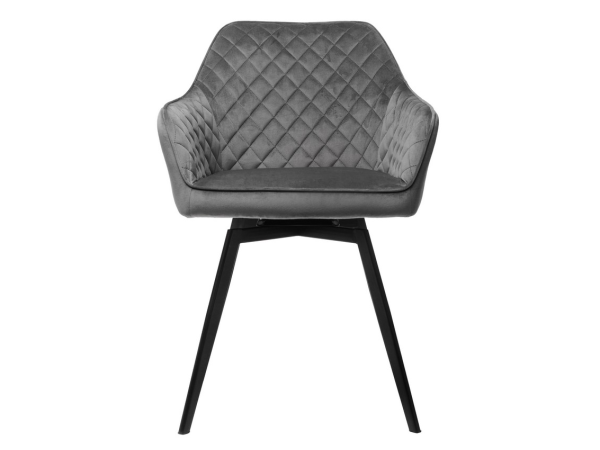 Стул поворотный R-63 серый + черный