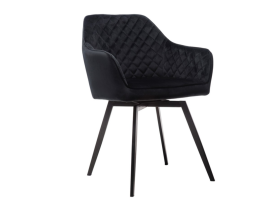 Стілець поворотний R-63 чорний + чорний