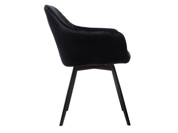 Стул поворотный R-63 черный + черный - фото 2