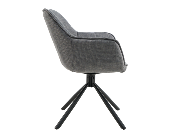 Стул поворотный R-69 серый + черный