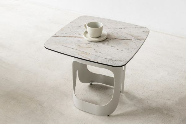 Кофейный стол "Арно" сілвер ривер + айвори