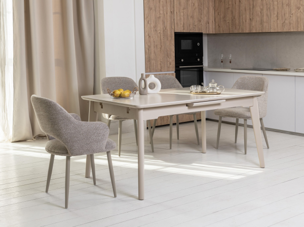 Керамический стол TM-125 крема саббия + капучино - фото 8