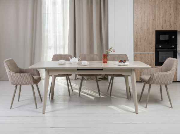 Керамический стол TM-125 крема саббия + капучино - фото 5