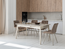 Керамический стол TM-125 мистик грей + капучино