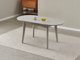 Керамический стол TM-126-1 калакатта мрамор + серый