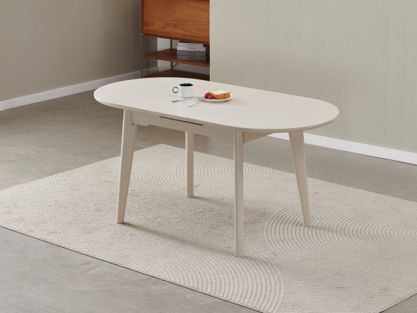 Керамический стол TM-126-1 крема саббия + капучино