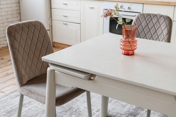 Керамический стол TM-93 крема саббия + капучино - фото 2