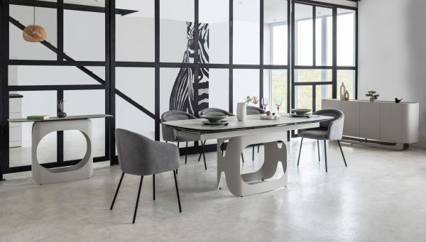 Керамічний стіл Арно TML-1310 сілвер рівер + айворі - фото 2