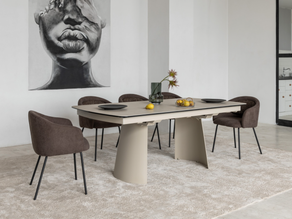 Керамический стол Вольтерра TML-1305 деликато беж + бежевий