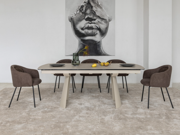 Керамический стол Вольтерра TML-1305 деликато беж + бежевий - фото 2