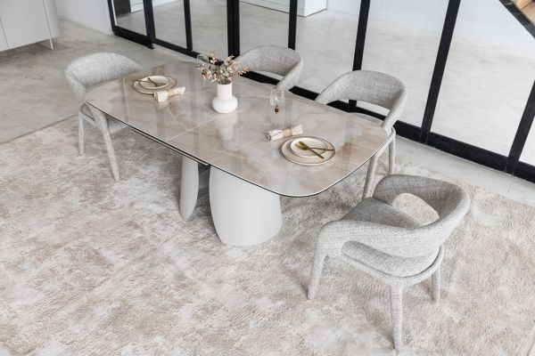 Керамічний стіл Лунаріо TML-1320 айворі онікс + айворі - фото 3