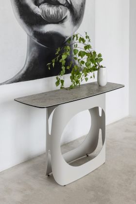 Консоль "Арно" сілвер рівер + айворі