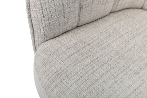 Кресло офисное O-10 кремовый штиль + чёрный - фото 2