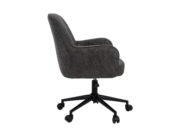 Кресло офисное O-10 тёмный графит + чёрный - фото 3