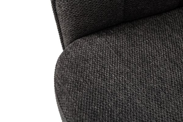 Кресло офисное O-10 тёмный графит + чёрный